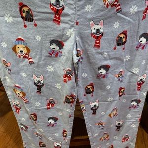Pjsavage French bulldogs light gray pajama pants